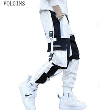 Load image into Gallery viewer, Streetwear Men's Multi Pockets Cargo Harem Pants Hip Hop Casual Male Track Pants Joggers Trousers Fashion Harajuku Men Pants
