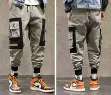 Load image into Gallery viewer, Streetwear Men's Multi Pockets Cargo Harem Pants Hip Hop Casual Male Track Pants Joggers Trousers Fashion Harajuku Men Pants
